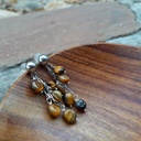 Malachite dangle earrings