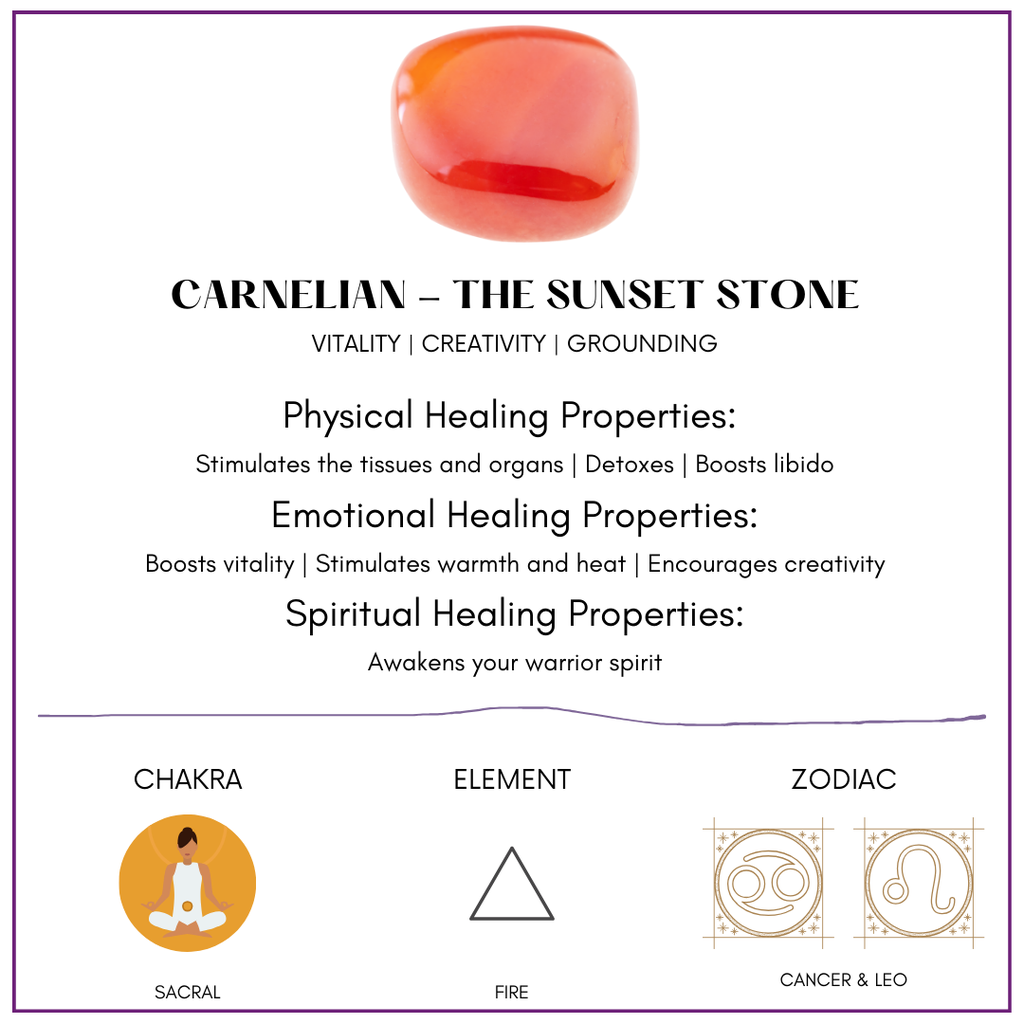 Slider bracelet with natural carnelian stones 