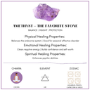 Amethyst dangle studs