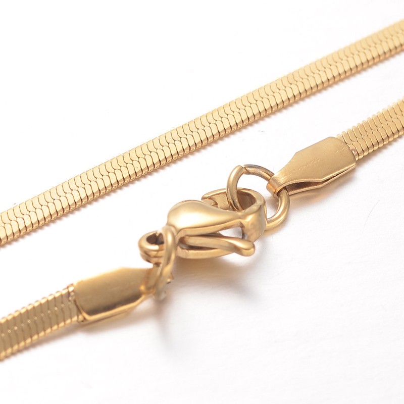 Stainless Steel Snake Chain Necklaces