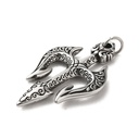 Stainless Steel Tridant Necklace