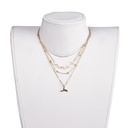 Stainless Steel Tridant Necklace