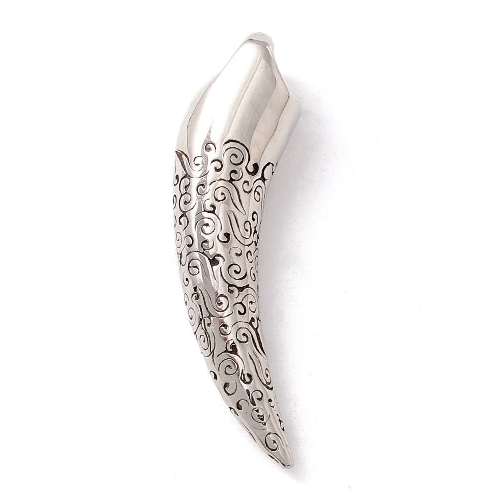 304 Stainless Steel Canine Tooth Necklace 