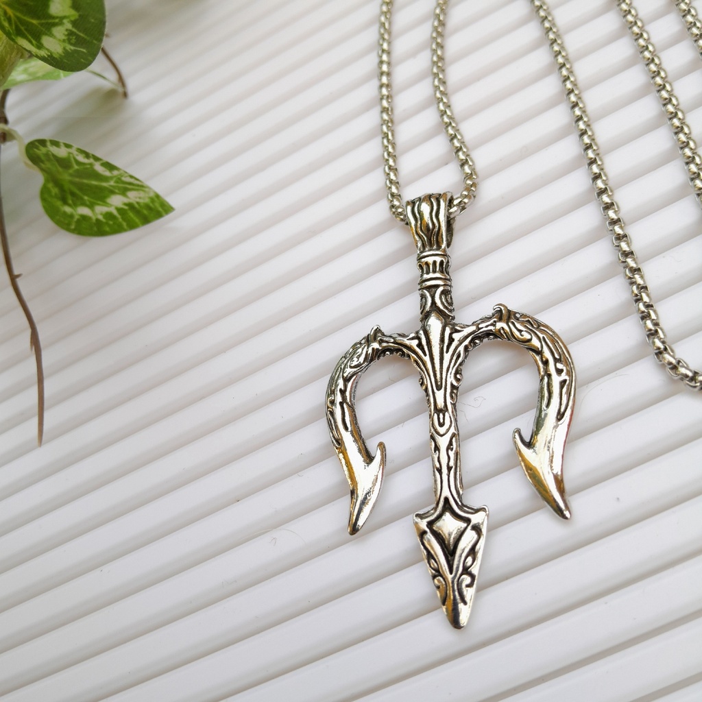  Stainless Steel Harpoon Necklace