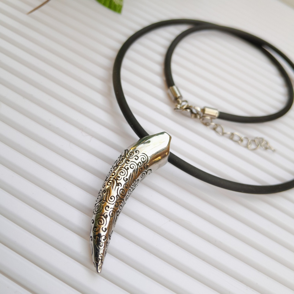 304 Stainless Steel Canine Tooth Necklace 