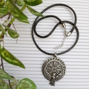 304 Stainless Steel Raven Odin Rune Necklace