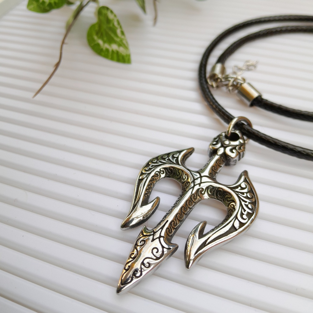 Stainless Steel Tridant Necklace