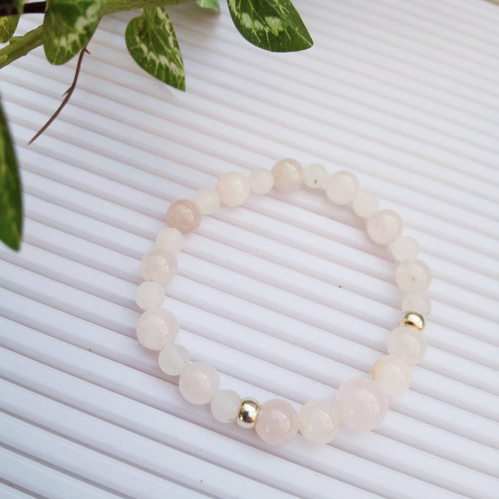 Stretch Bracelet with Natural Stone Beads