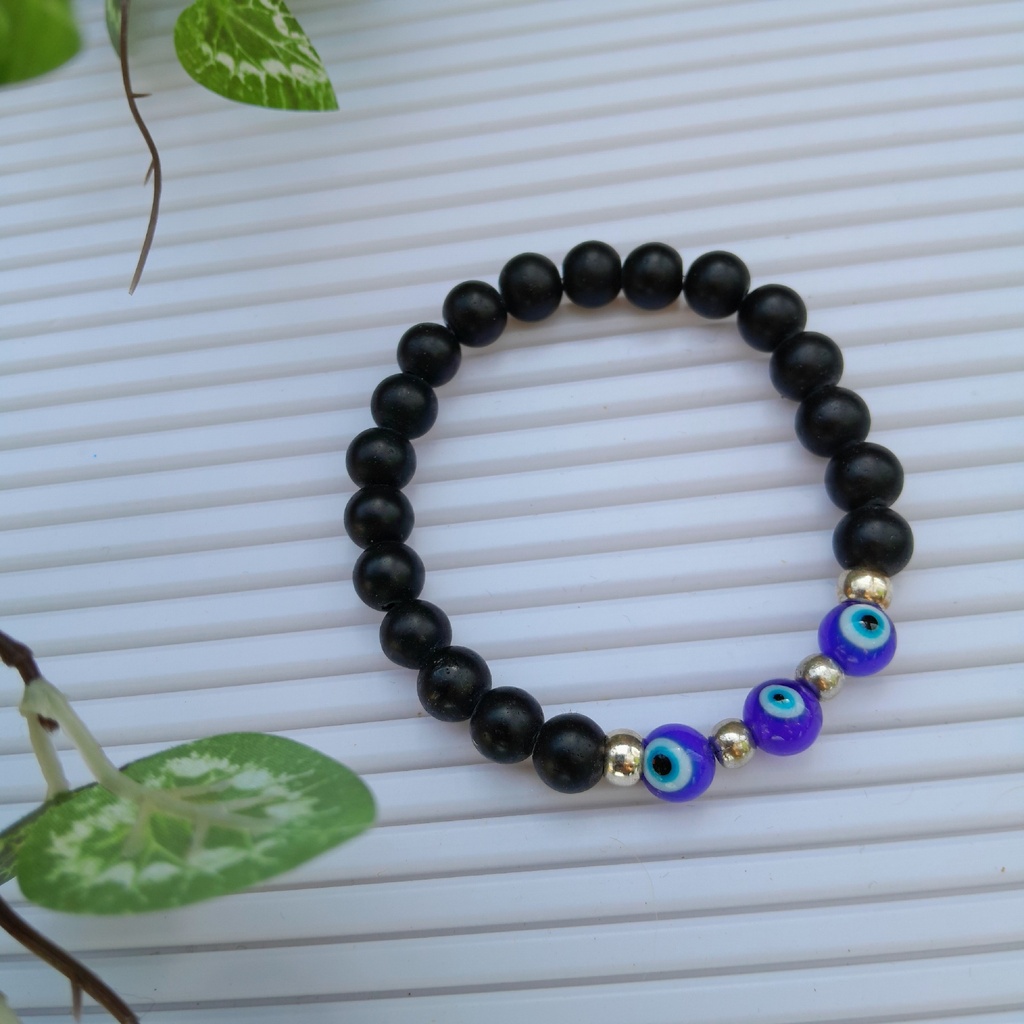 Stretch Bracelet with Natural Stone Beads