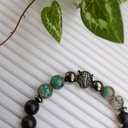 Stretch Bracelet with Natural Stone Beads