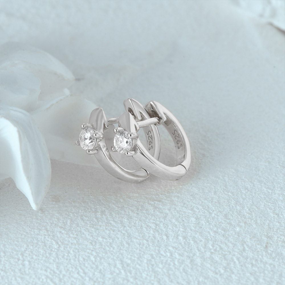 Silver Stainless Steel Oval Earrings (copy)
