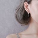 Silver Stainless Steel Oval Earrings (copy)