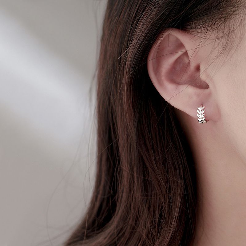 Silver Stainless Steel Oval Earrings (copy)