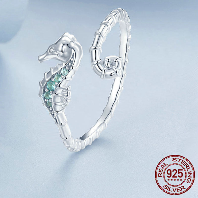 925 Sterling Silver Flying Dragon Open Ring