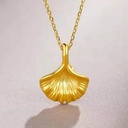 Gold Titanium Steel Horseshoe U-shaped Necklace (copy)