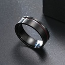 Gold Stainless Steel Ring with blue cubic zirconia (copy)