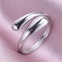 925 Sterling Silver Flying Dragon Open Ring