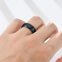 Stainless Steel Curved Geometric Open Ring