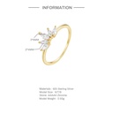 925 Sterling Silver Flying Dragon Open Ring