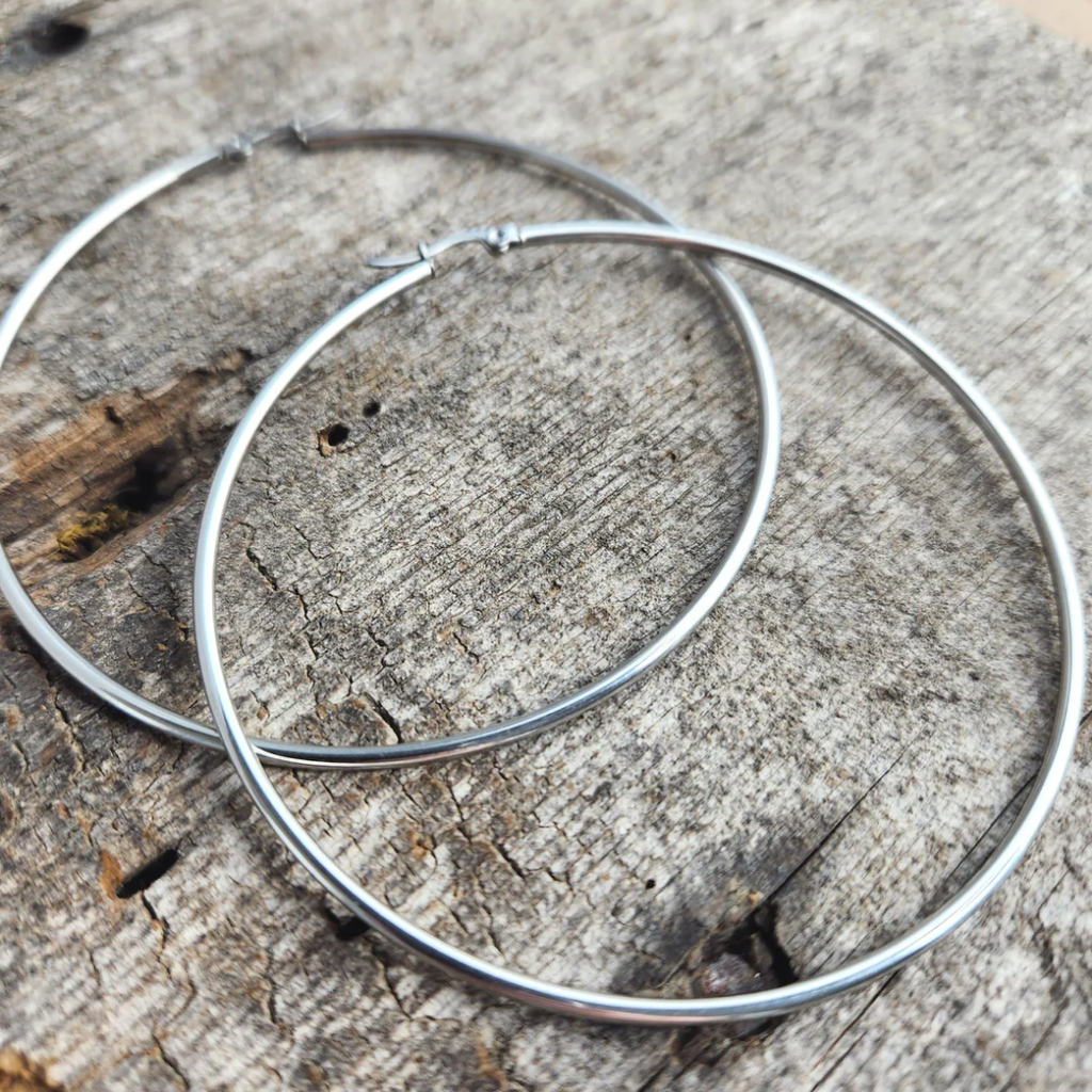 Stainless Steel Hoops - Big