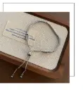 Titanium Steel Snake Bone Chain slider Bracelet