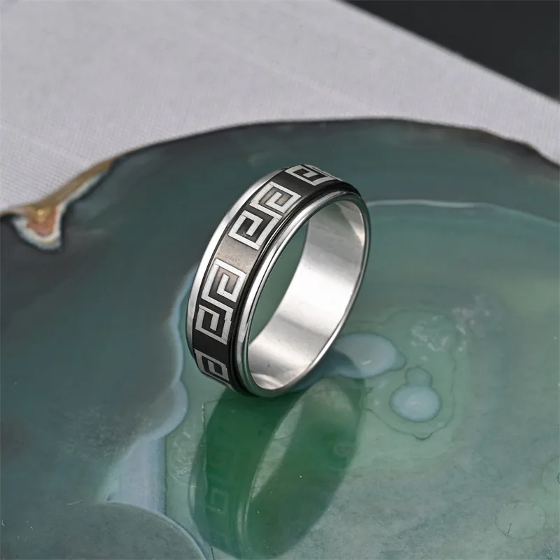 [ring260] Stainless steel ring - size #10