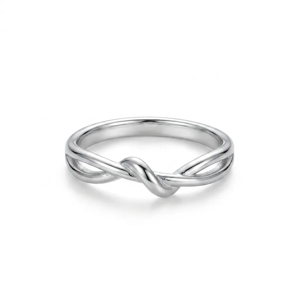Entwined Infinity Ring