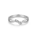 Entwined Infinity Ring