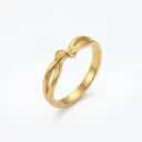 Gold Infinity Twist Band