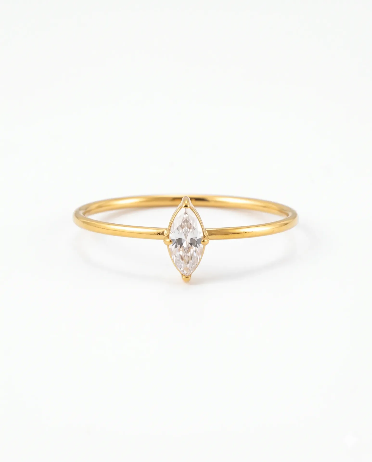 Lyra Marquise Solitaire Ring
