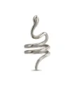 Silver Solaris Snake Ring
