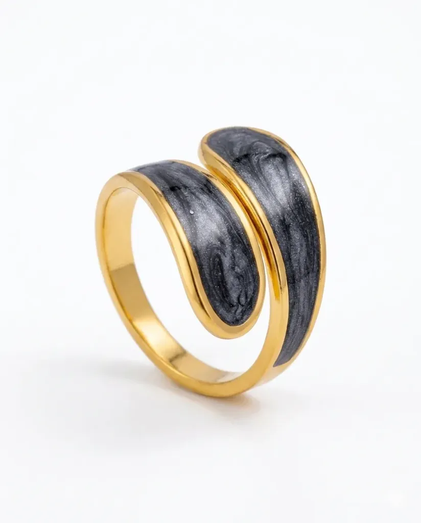 Nebula Swirl Wrap Ring