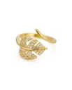 The Pavé Monstera Wrap Ring
