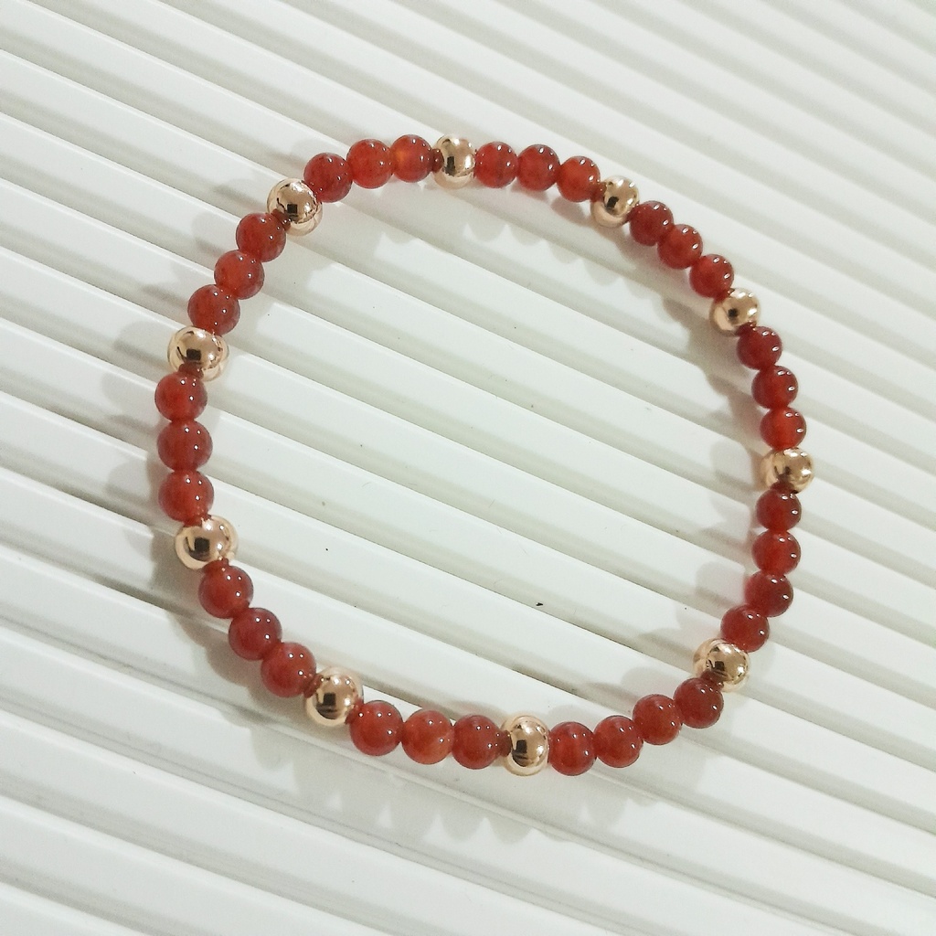 Stretch Bracelet with Natural Stone Beads