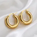 Solstice Horizon Bold Tube Hoops