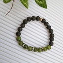 Stretch Bracelet with Natural Stone Beads