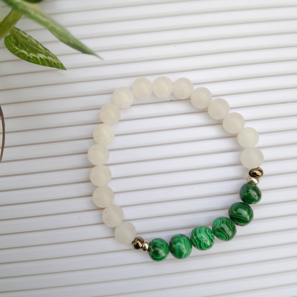 Stretch Bracelet with Natural Stone Beads