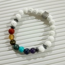 Stretch Bracelet with Natural Stone Beads