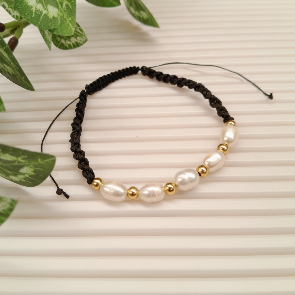 Stretch Bracelet with Natural Stone Beads