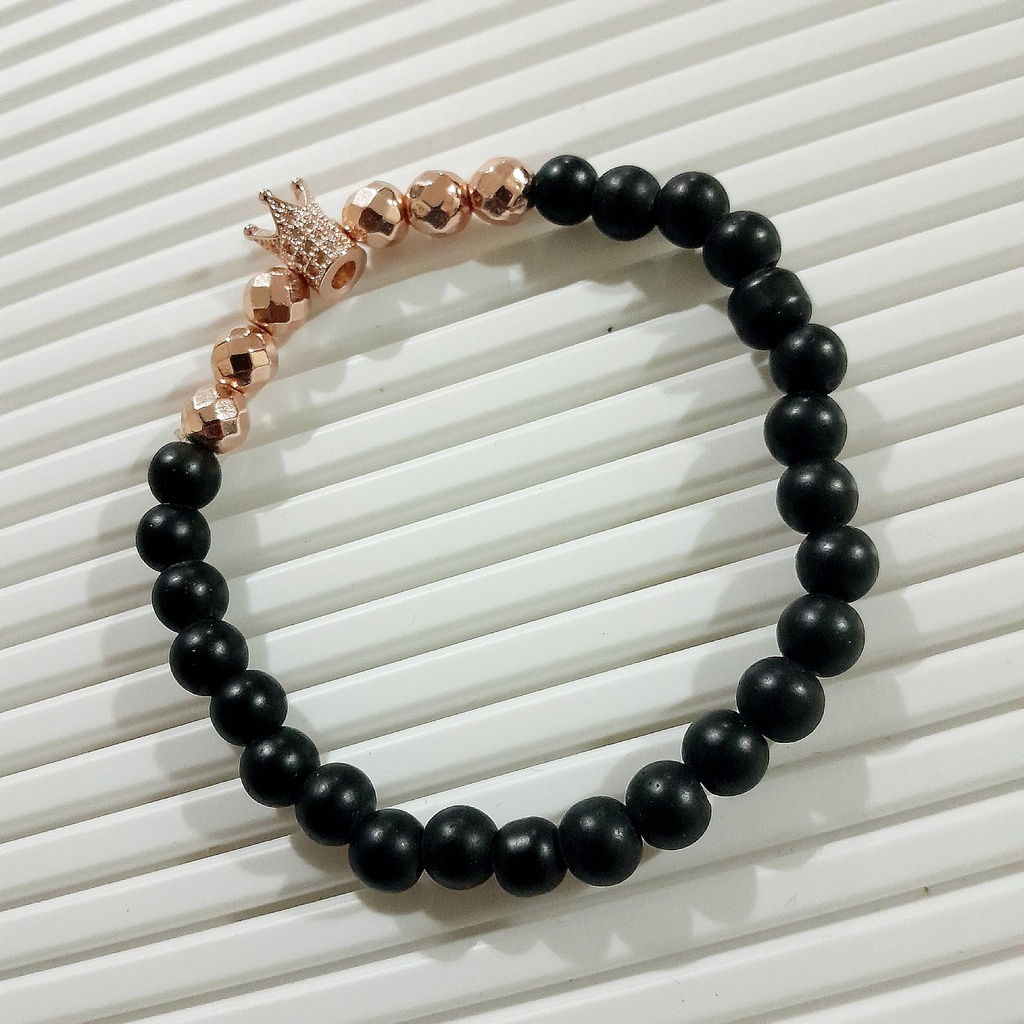 Stretch Bracelet with Natural Stone Beads