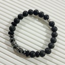 Stretch Bracelet with Natural Stone Beads