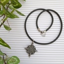 304 Stainless Steel Viking Compass Necklace