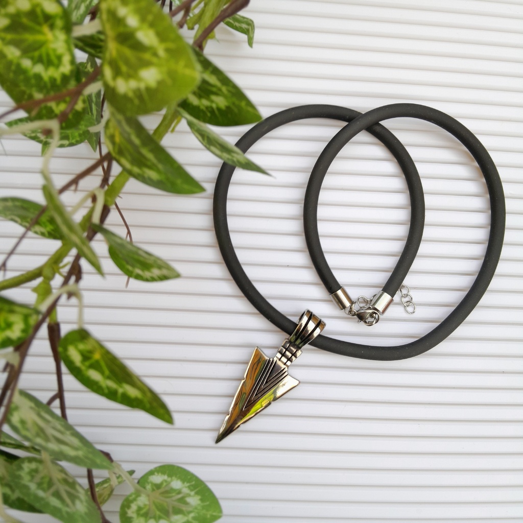 304 Stainless Steel Arrow Head Necklace