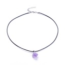 Natural Amethyst Pendant Necklace