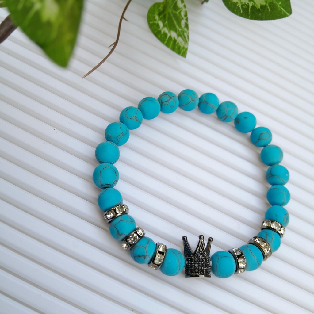 Stretch Bracelet with Natural Stone Beads