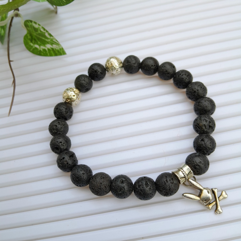Stretch Bracelet with Natural Stone Beads