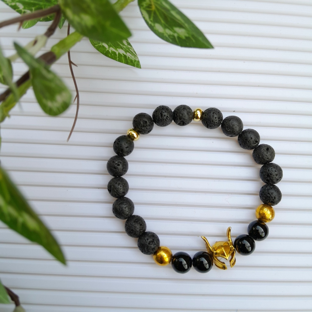 Stretch Bracelet with Natural Stone Beads