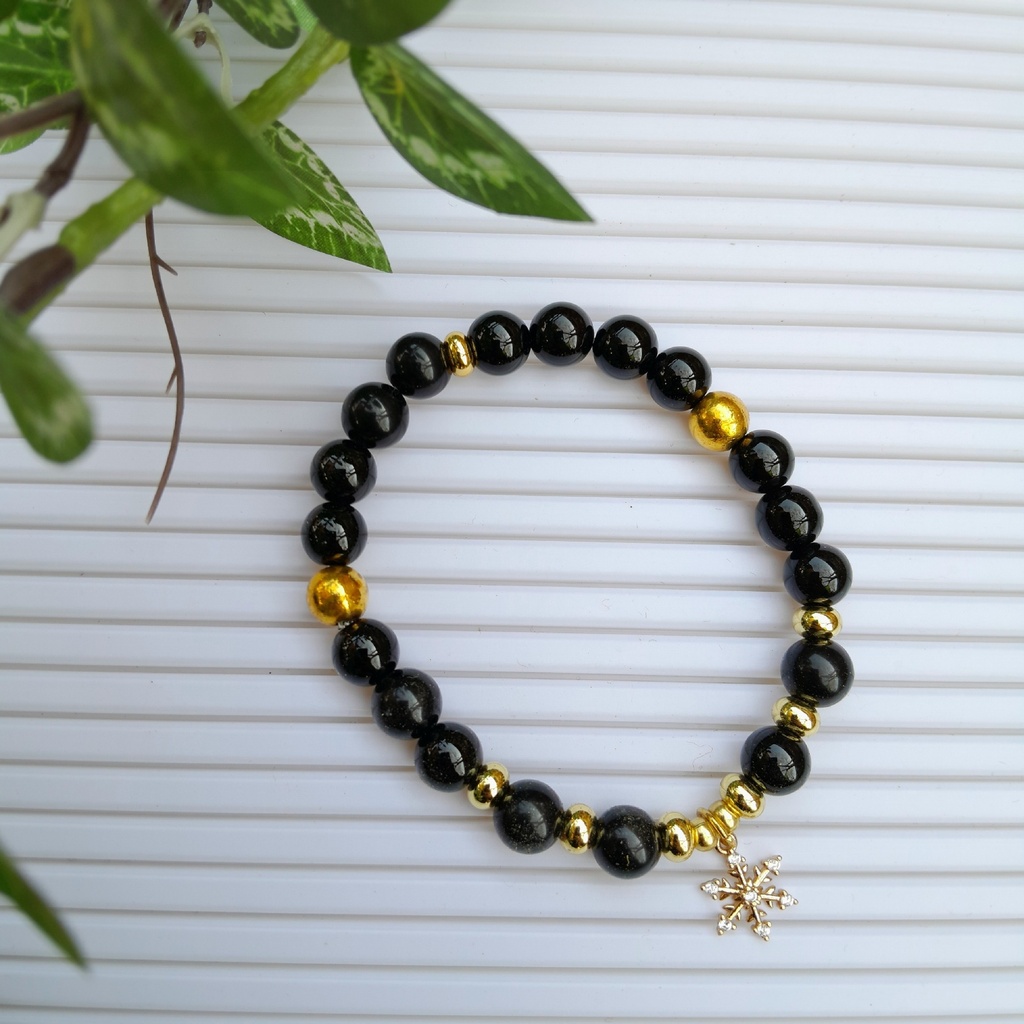 Stretch Bracelet with Natural Stone Beads