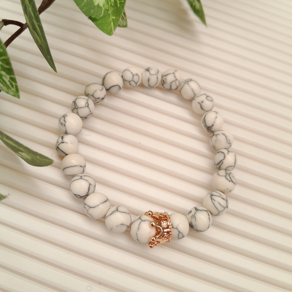 Stretch Bracelet with Natural Stone Beads