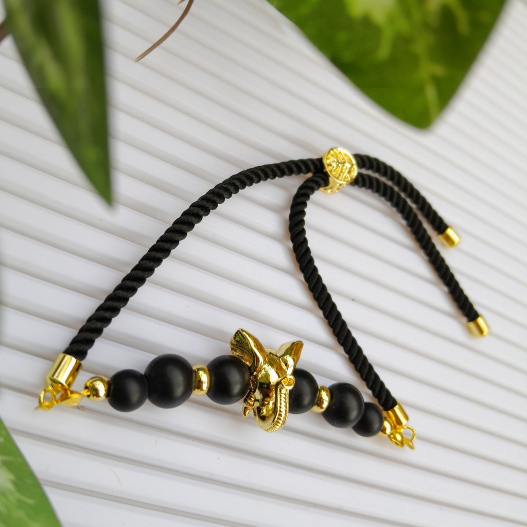 Slider bracelet made with Natural Stones  